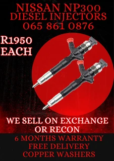 Nissan Np300 Diesel Injectors For Sale Or To Recon