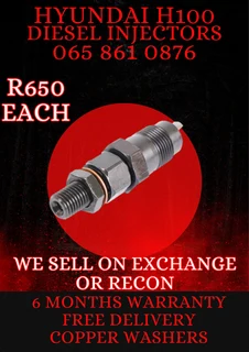 Hyundai H100 Mechanical Diesel Injectors For Sale On Exchange Or To Recon