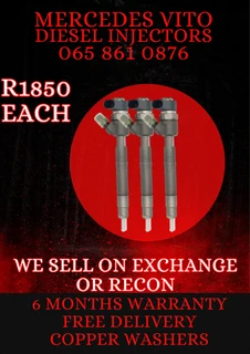 Mercedes Benz Vito Diesel Injectors For Sale On Exchange With 6 Months Warranty