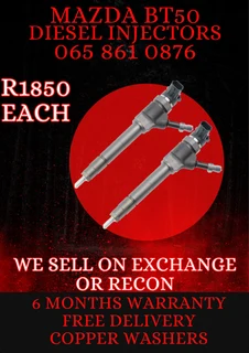 Mazda Bt50 Bosch Diesel Injectors For Sale On Exchange With 6 Months Warranty