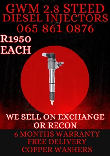 Gwm 2.8 Diesel Injectors For Sale On Exchange With 6 Months Warranty