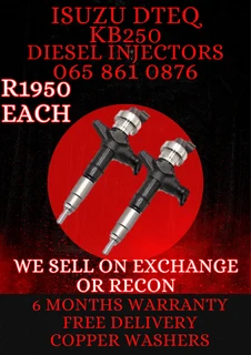 Isuzu Dtec Kb250 Diesel Injectors For Sale On Exchange