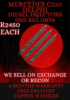 Mercedes C220 Delphi Diesel Injectors For Sale On Exchange With 6 Months Warranty