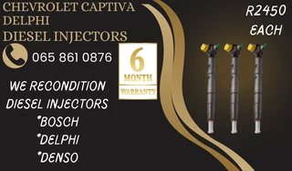 Chevrolet Captiva Delphi Diesel Injectors For Sale On Exchange Or To Recon