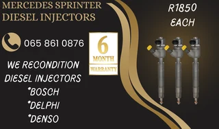 Mercedes Benz Sprinter Diesel Injectors For Sale Or To Recon