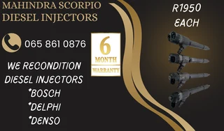 Mahindra Scorpio Diesel Injectorsfor Sale On Exchange Or To Recon With Warranty