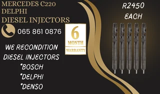 Mercedes C220 Delphi Diesel Injectors For Sale On Exchange Or To Recon