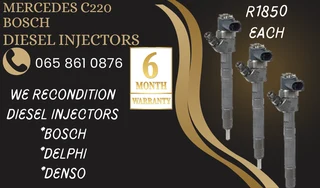 Mercedes C220 Bosch Diesel Injectors For Sale On Exchange Or To Recon With Warranty