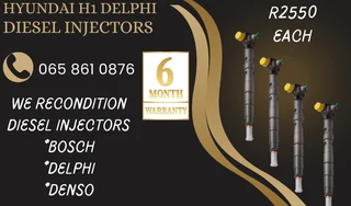 Hyundai H1 Delphi Diesel Injectors For Sale Or To Recon