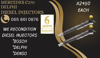 Mercedes C270 Delphi Diesel Injectors For Sale On Exchange Or To Recon