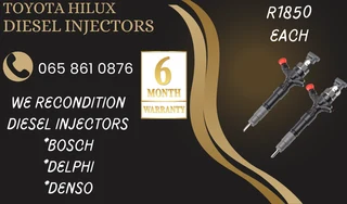 Toyota Hilux Diesel Injectors For Sale On Exchange Or To Recon With Warranty