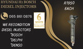 Hyundai H1 Bosch Diesel Injectors For Sale