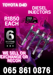 Toyota D4d Diesel Injectors For Sale On Exchange Or To Recon