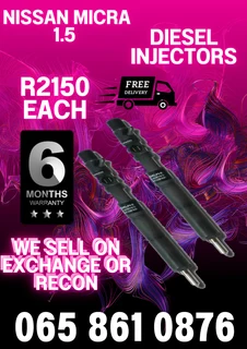 Nissan Micra 1.5 Diesel Injectors For Sale On Exchange Or To Recon
