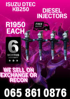Isuzu Dtec Kb250 Diesel Injectors For Sale On Exchange Or To Recon With Warranty