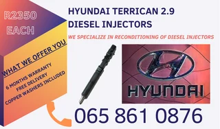 Hyundai Terrican Diese Injectors For Sale Or To Recon