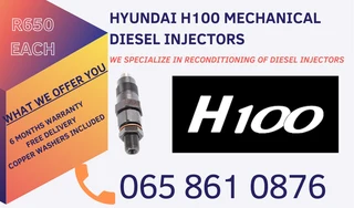 Hyundai H100 Diesel Injectors For Sale On Exchange With Warranty