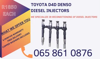 Toyota D4d Diesel Injectors For Sale On Exchange Or To Recon