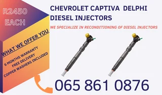 Chevrolet Captiva Diesel Injectors For Sale Or Recon Your Own