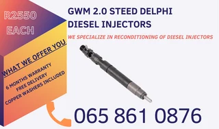 Gm 2.0 Steed Diesel Injectors For Sale On Exchange Or Recon With Warranty
