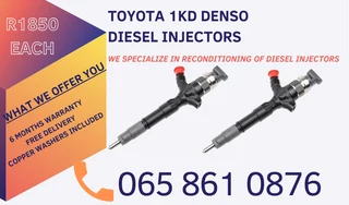 Toyota 1kd Diesel Injectors For Sale On Exchange Or To Recon