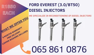 Ford Everest Diesel Injectors For Sale On Exchange Or Recon