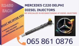 Mercedes C220 Diesel Injectors For Sale Or To Recon