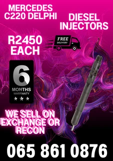 Mercedes C220 Diesel Injectors For Sale On Exchange Or To Recon With Warranty