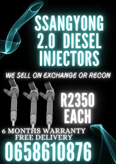 Ssangyong 2.0 Diesel Injectors For Sale On Exchange Or To Recon