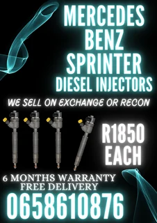 Mercedes Benz Sprinter Diesel Injectors For Sale On Exchange Or To Recon With Warranty