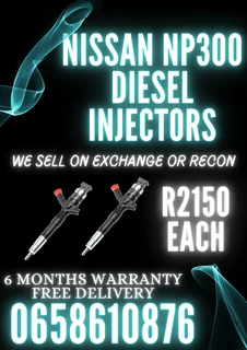 Nissan Np300 Diesel Injectors For Sale On Exchange With 6 Months Warrany