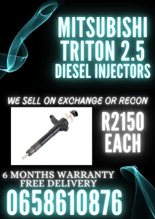 Mitsubishi Triton 2.5 Diesel Injectors For Sale Or To Recon