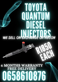 Toyota Quantum Diesel Injectors For Sale Or To Recon