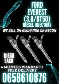 Ford Everest (3.0/bt50) Diesel Injectors For Sale On Exchange With 6 Months Warranty