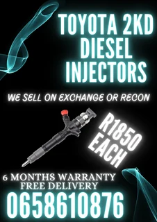 Toyota 2kd Diesel Injectors For Sale On Exchange Or To Recon