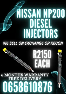 Nissan Np200 Diesel Injectors For Sale Or To Recon