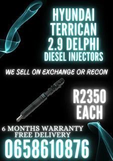 Hyundai Terrican 2.9 Diesel Injectors For Sale Or To Recon