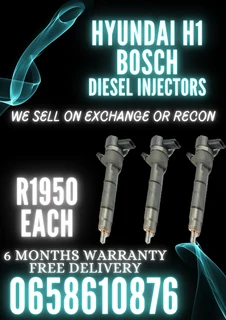 Hyundai H1 Diesel Injectors For Sale Or To Recon