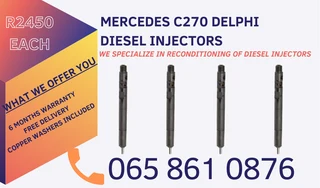 Mercedes C270 Diesel Injectors For Sale On Exchange Or To Recon