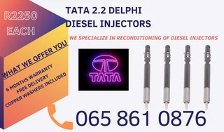 Tata Xenon 2.2 Diesel Injectors For Sale Or Recon With Warranty