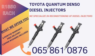 Toyota Quantum Diesel Injectors For Sale Or To Recon
