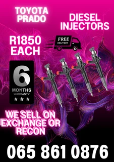 Toyota Prado Diesel Injectors For Sale On Exchange