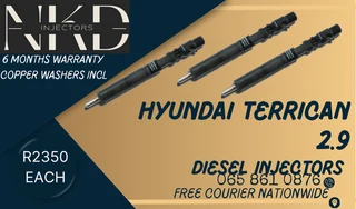 Hyundai Terracan Diesel Injectors For Sale