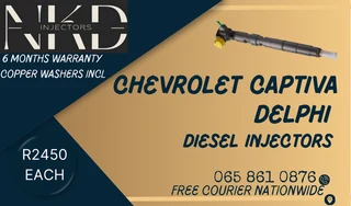 Chevrolet Captiva diesel injectors for sale on exchange or recon.