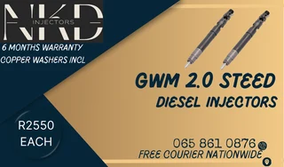 Gwm Diesel Injectors For Sale Or To Recon With Warranty