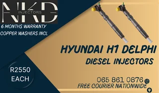 Hyundai H1 Diesel Injectors For Sale Or To Recon With Warranty