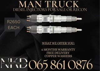 Man Truck Diesel Injectors For Sale On Exchange Or To Recon