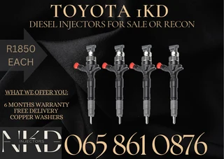 Toyota 1KD Diesel injectors for sale on exchange.