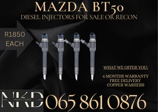 Mazda Bt50 Diesel Injectors For Sale Or To Recon