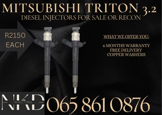 Mitsubishi Triton diesel injectors for sale on exchange